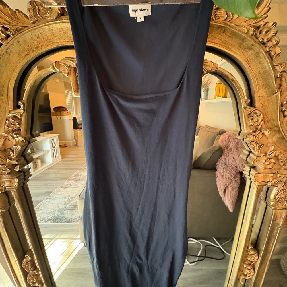 Superdown Midnight Blue Midi Dress